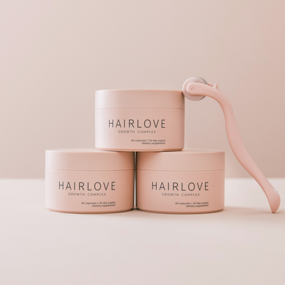 HAIRLOVE Growth Complex Capsules and a Derma Roller