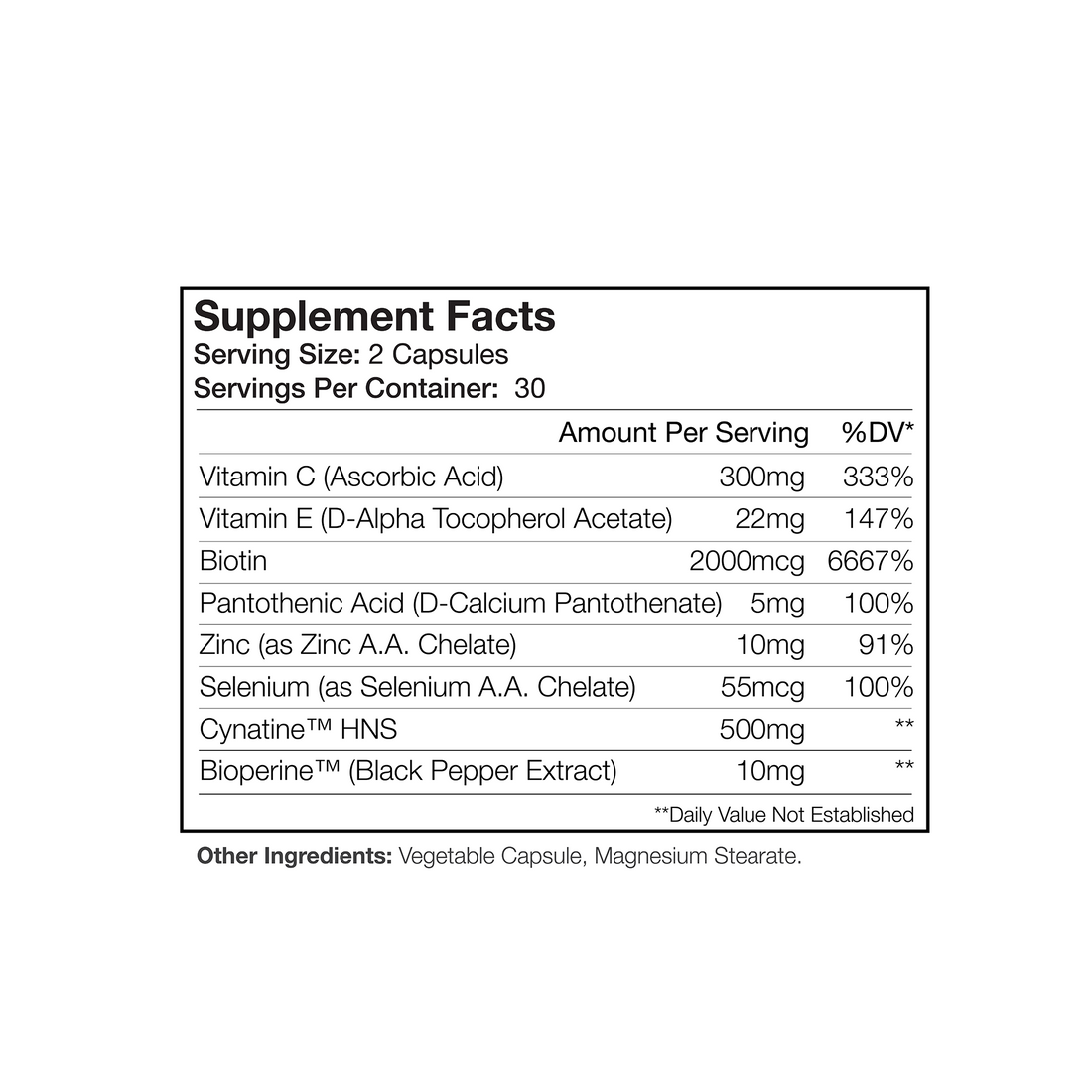 Hair Growth Vitamins & Supplement Growth Complex by HAIRLOVE